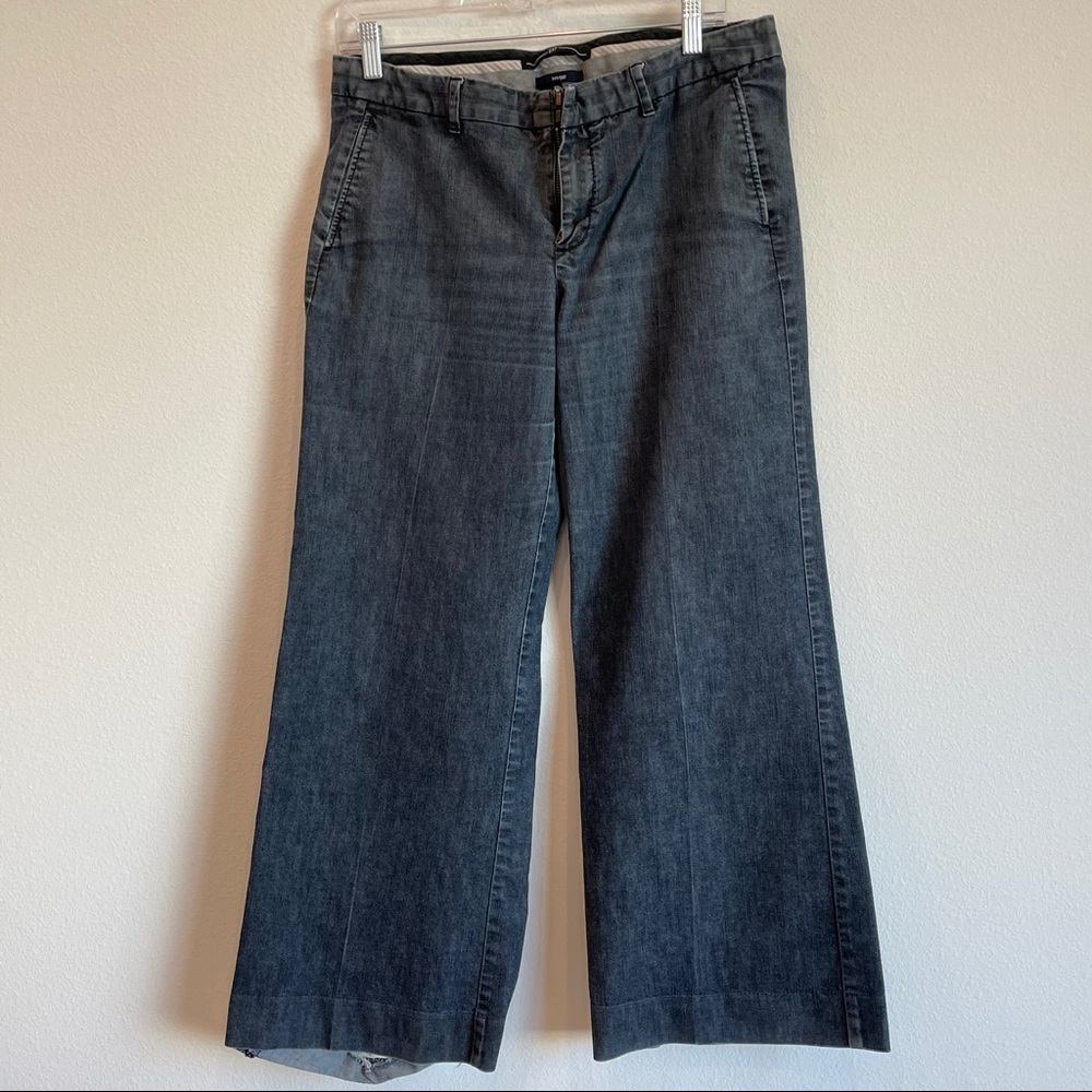 Gap wide leg denim trousers